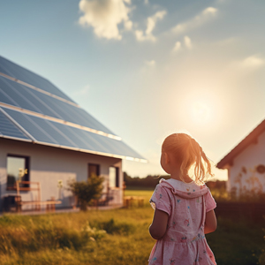 Child and solar